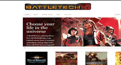 Desktop Screenshot of battletech.com